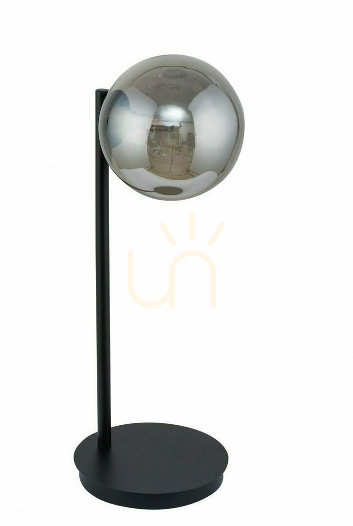 Sigma Roma Grey Table Lamp 12W G9 Black Steel 50221