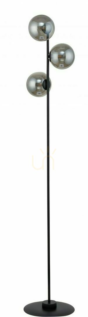 Sigma floor lamp black grey 3xG9 161 cm steel 50223