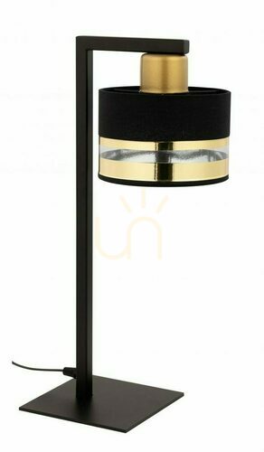 Check Table Lamp Sigma Pro Black Gold E27 45 cm SKU 50235