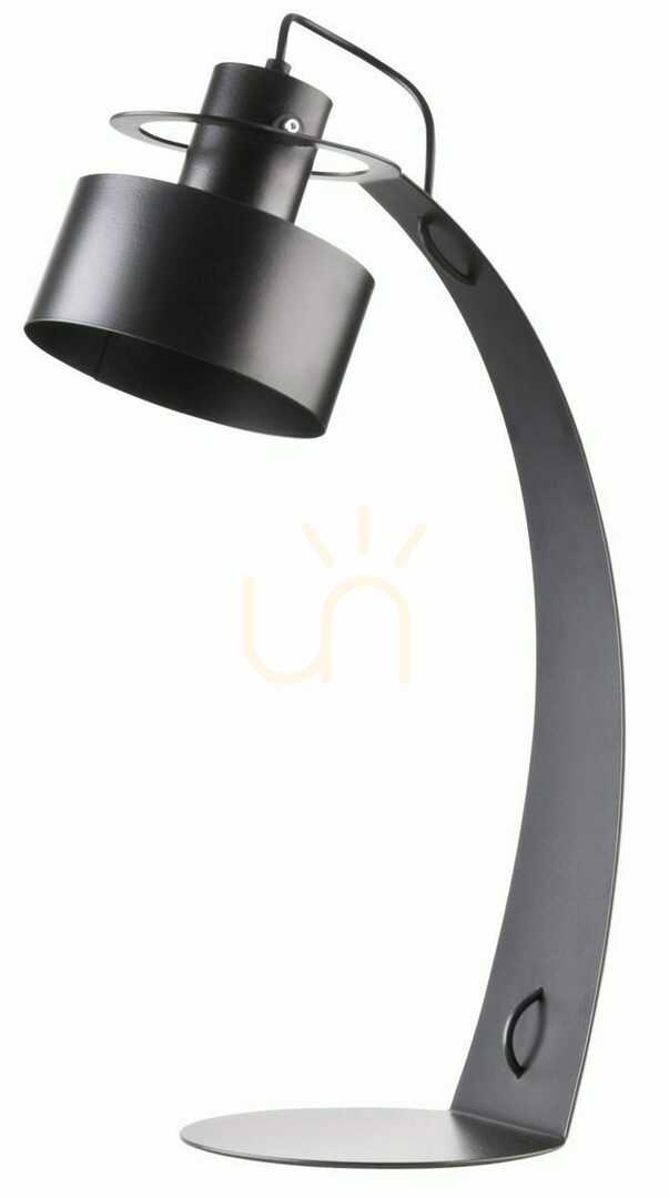 Table Lamp Sigma Rif Black Steel E27 52 cm SKU 50065