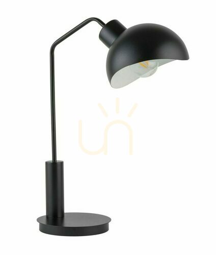 Check Table Lamp Sigma Roy Black White Steel E27 50326