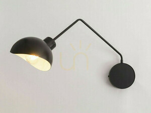 Wall Lamp Sigma Roy Black White E27 15W Sconce 32435 small 1