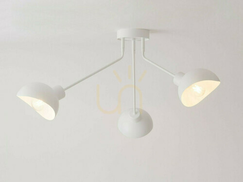 Check Sigma Roy 3 White Ceiling Light Plafond E27 32432