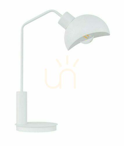 Check Table Lamp Sigma Roy White Steel E27 46 cm 50327