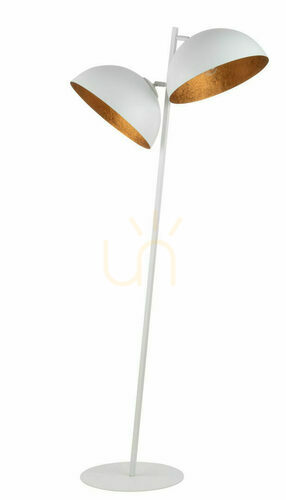 Check Sigma Sfera White and Copper Floor Lamp 2xE27 50334