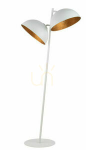 Sigma Sfera White and Copper Floor Lamp 2xE27 50334 small 0