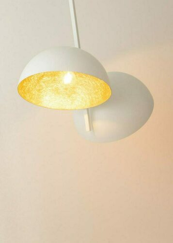 Check Plafon Sigma Sfera 35 2xE27 biało-złoty 32493