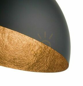 Plafon Sigma Sfera 70 cm czarny miedziany 32468 small 2