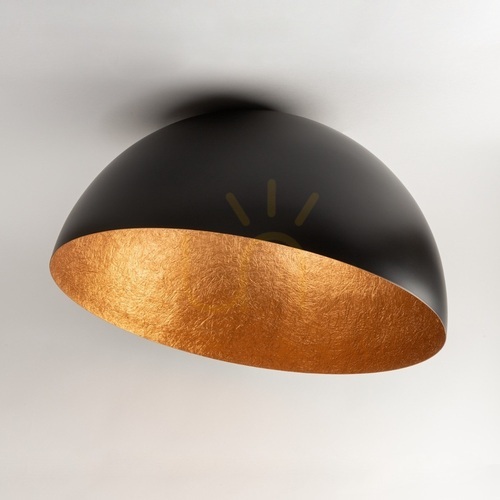 Check Plafon Sigma Sfera 35 cm czarny miedziany 32470