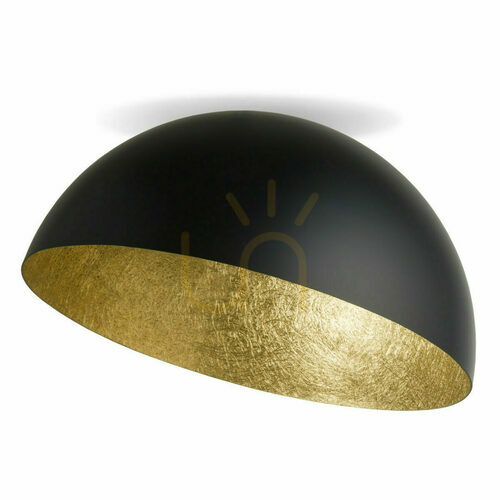 Check Plafon Sigma Sfera 70 cm czarno-złoty 32472