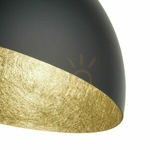 Plafon Sigma Sfera 50 cm black/gold 32473 small 3
