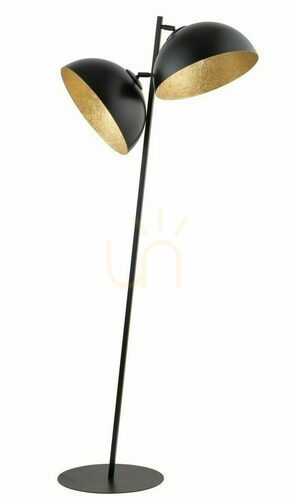 Check Sigma Sfera black and gold floor lamp 2xE27 50337