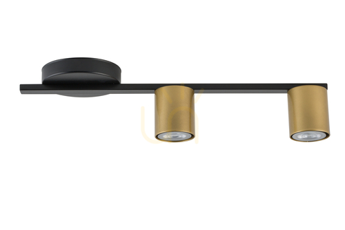Check Plafon Sigma Sky 2 Black Gold GU10 2x10W 33432