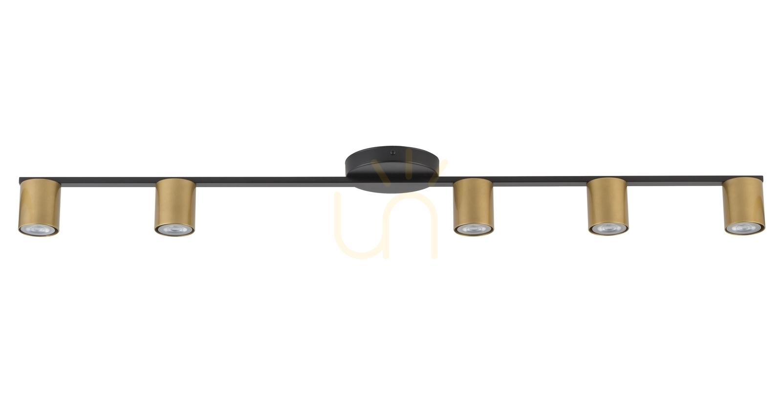Plafon Sigma Sky 5 GU10 czarno-złoty 110 cm 33441