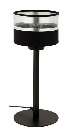 Check Sigma Sofia Table Lamp Black/Silver E27 60W SKU 50238