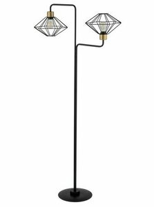 Sigma Floor Lamp Black Gold E27 2x60W 160cm 50352 small 0