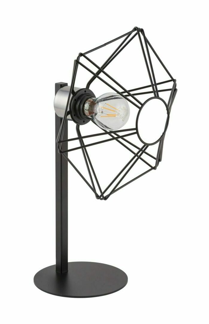 Sigma Table Lamp Vario Black Silver E27 60W 44cm 50350