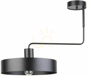 Ceiling light Sigma Vasco 1 black 35 cm steel 31549 small 0