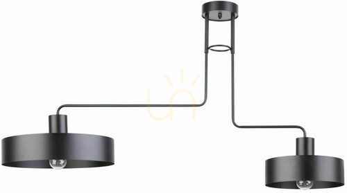 Check Plafon Sigma Vasco 2 Black E27 31551