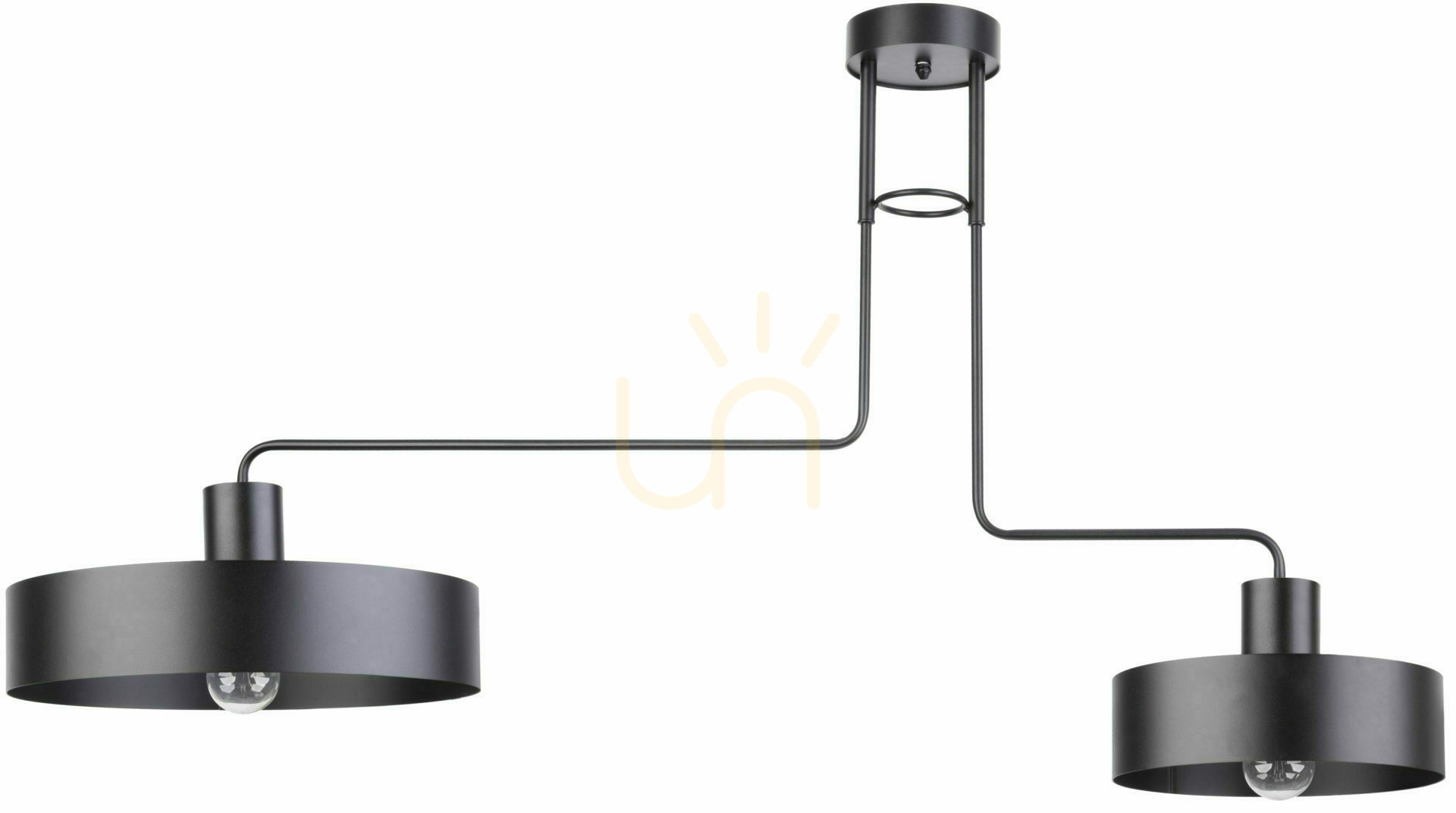Plafon Sigma Vasco 2 Black E27 31551