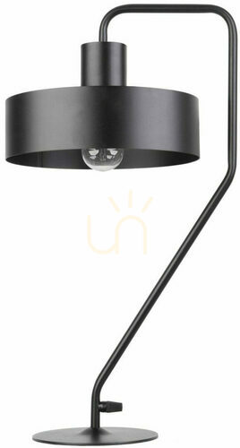 Check Table Lamp Sigma Vasco Black E27 Steel 55 cm 50118