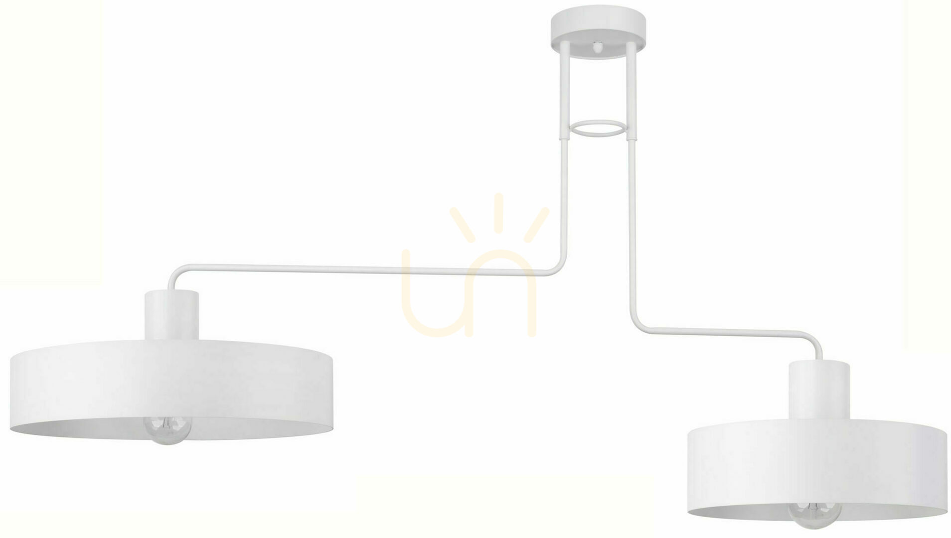 Plafon Sigma Vasco 2xE27 biały stalowy 35 cm 31552
