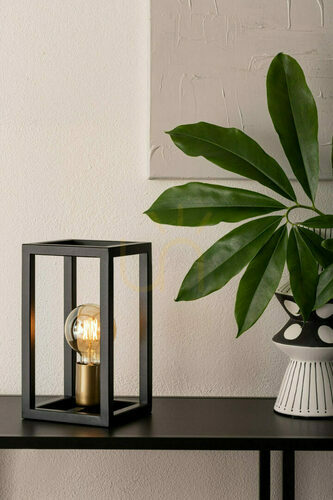 Check Sigma Vigo Table Lamp Black Gold 15W E27 SKU 50247