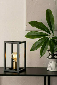 Sigma Vigo Table Lamp Black Gold 15W E27 SKU 50247 small 1