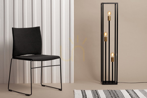 Sigma Vigo Black Gold Floor Lamp 50249 small 1