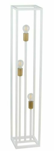 Check Sigma Vigo floor lamp white gold 3xE27 121 cm 50250