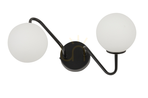 Check Wall Lamp Sigma Zigzag 2 Black 33296