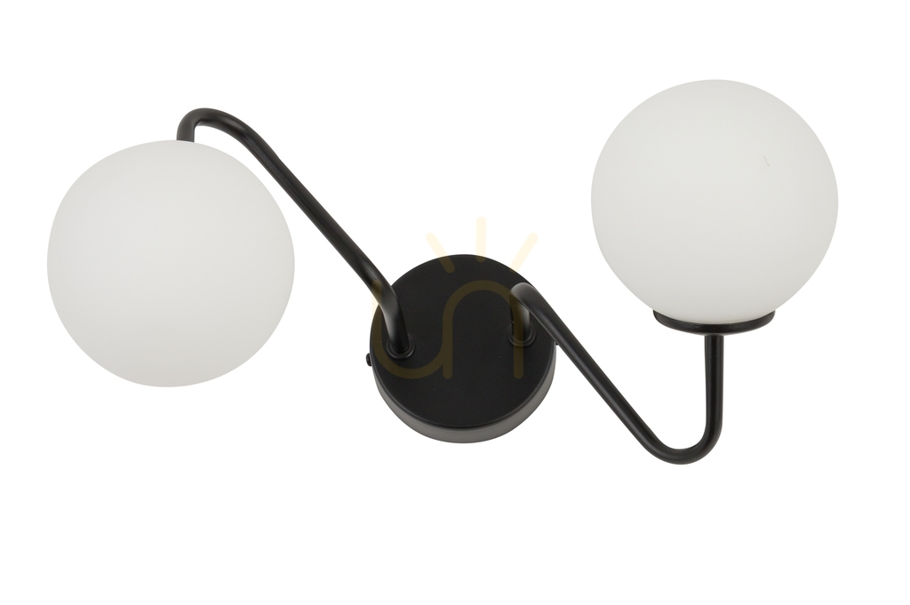Wall Lamp Sigma Zigzag 2 Black 33296