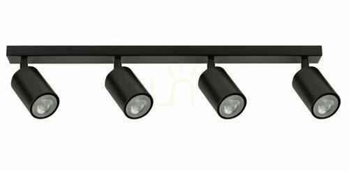 Check Sigma Zoom 4 Black GU10 Ceiling Light 60 cm 33312