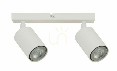 Check Sigma Zoom 2 white ceiling light 2x GU10 25W 33315