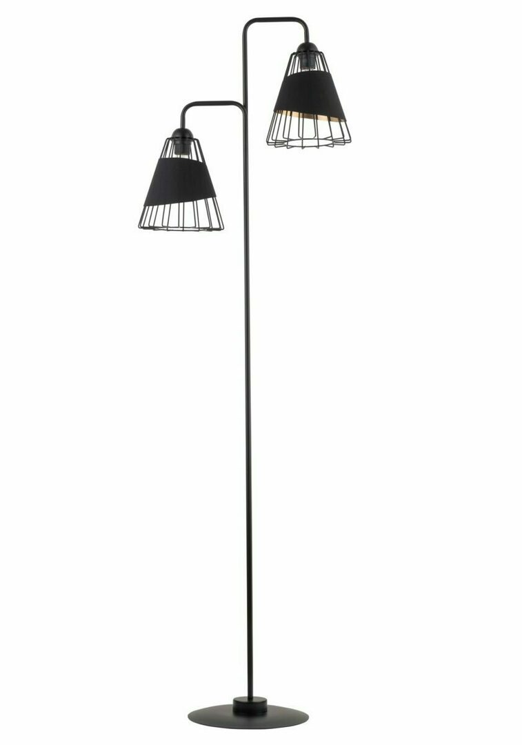 Sigma Floor Lamp Deni Black Gold 2xE27 170 cm 50346