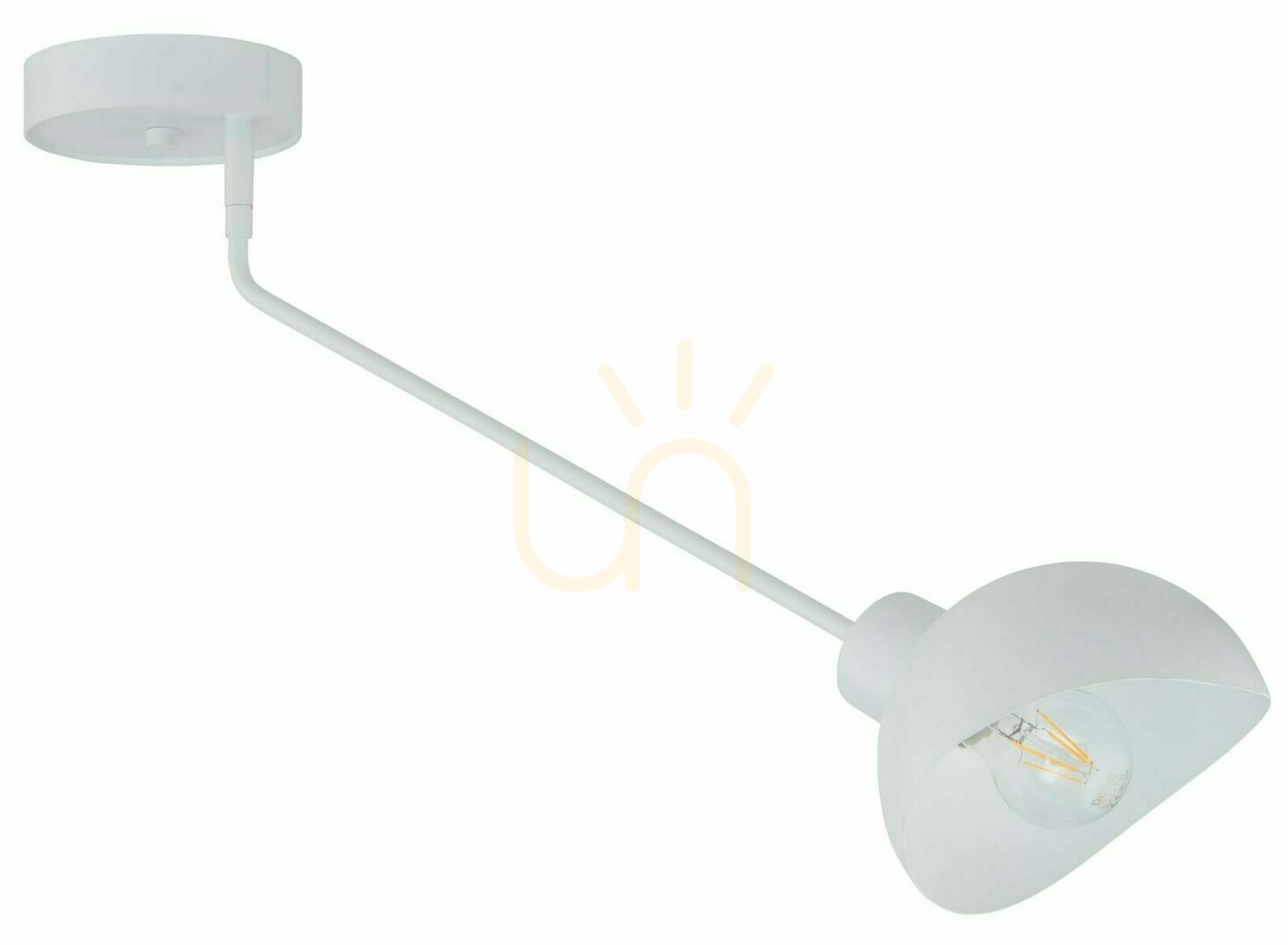 Sigma Roy 1 white ceiling light E27 15W 32428