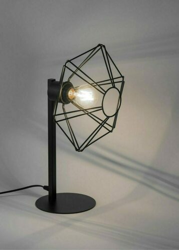 Check Sigma Table Lamp Black E27 60W 44cm Steel 50351