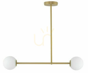 Pendant Light Sigma Gama 2 Golden Beige Steel G9 SKU 33331 small 0