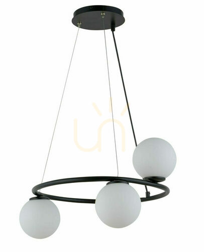 Check Sigma Gama Koło 3 Black Pendant Light 33382