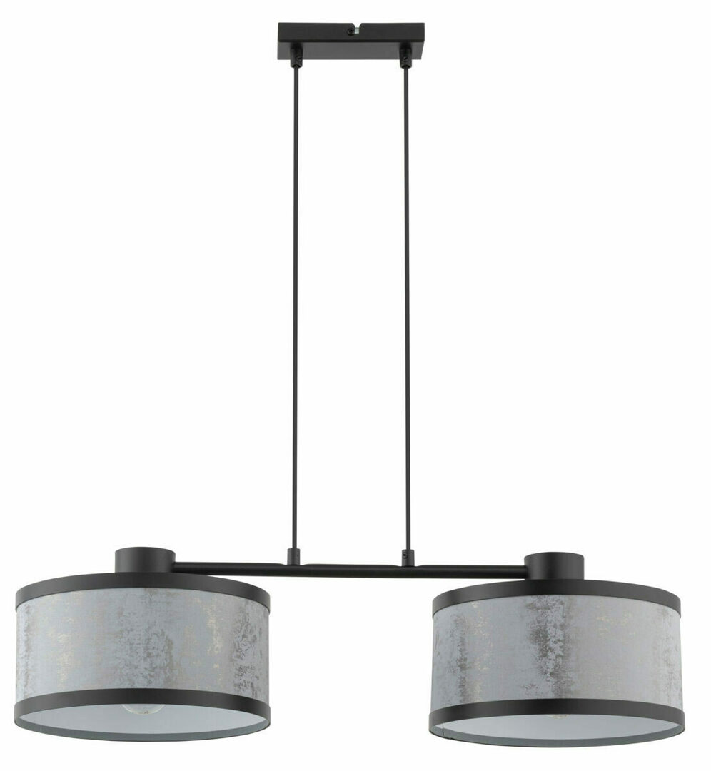 Sigma Glory 2 Light Pendant Black Grey 67cm E27 40520