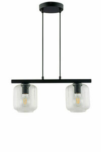 Sigma GLOSS 2 Pendant Light Black Transparent Glass E27 32250 small 0