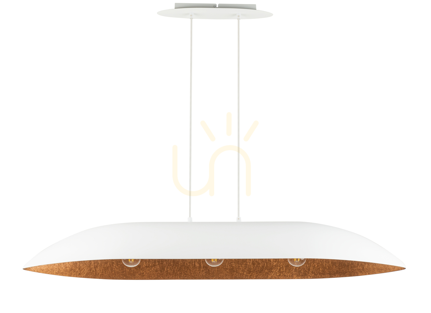 Sigma GONDOLA L White Copper Pendant Lamp 3xE27 SKU 40638