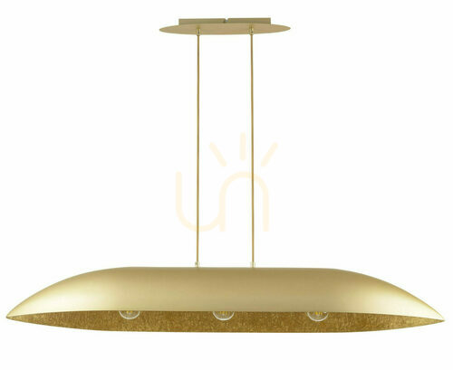 Check Sigma GONDOLA Gold Pendant Light 3x E27 114 cm 40640