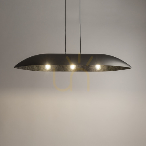 Check Sigma GONDOLA L Silver 3-Light Pendant Lamp 40642
