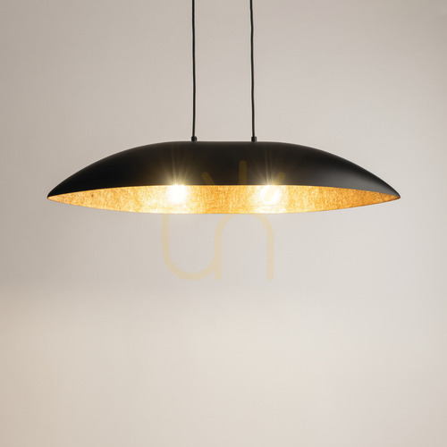 Check Sigma GONDOLA pendant lamp black copper E27 84 cm 40635