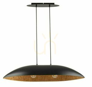 Sigma GONDOLA pendant lamp black copper E27 84 cm 40635 small 0