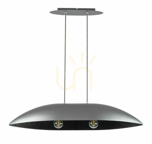 Check Sigma GONDOLA Pendant Light Silver Black 84 cm 40643