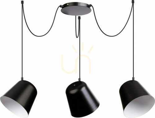 Check Pendant Light Sigma Jawa 3 Black E27 31387