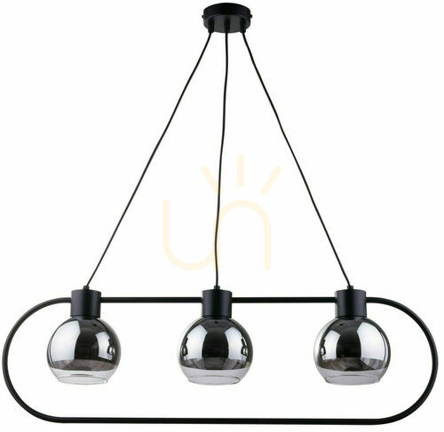 Check Pendant Lamp Sigma Linda 3 Black 31891