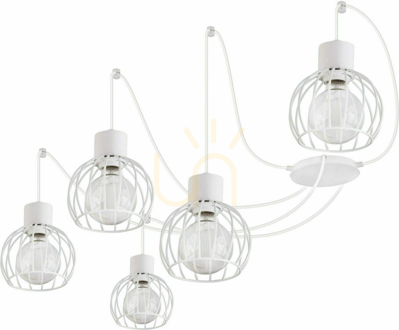 Sigma Luto Koło 5 White Pendant Light E27 31163
